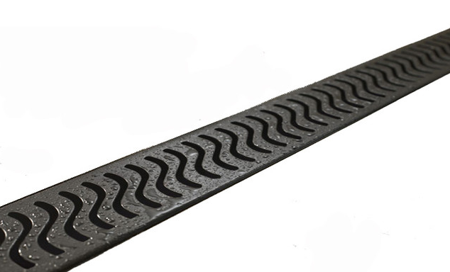 Oil Rubbed Bronze Linear Shower Drain Flag Design Flange Body