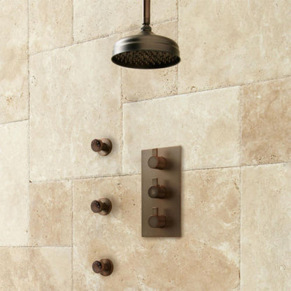 oil rubbed bronze shower systems