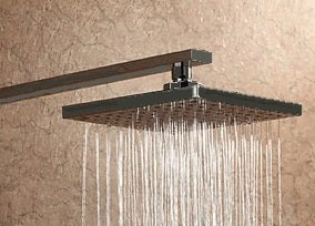 12" Oil Rubbed Bronze Square Color Changing LED Rain Shower Head