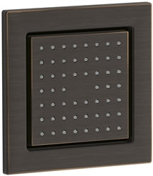 oil rubbed bronze square jetted body shower