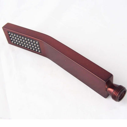 Oil Rubbed Bronze Square Color Changing LED Rain Shower Head