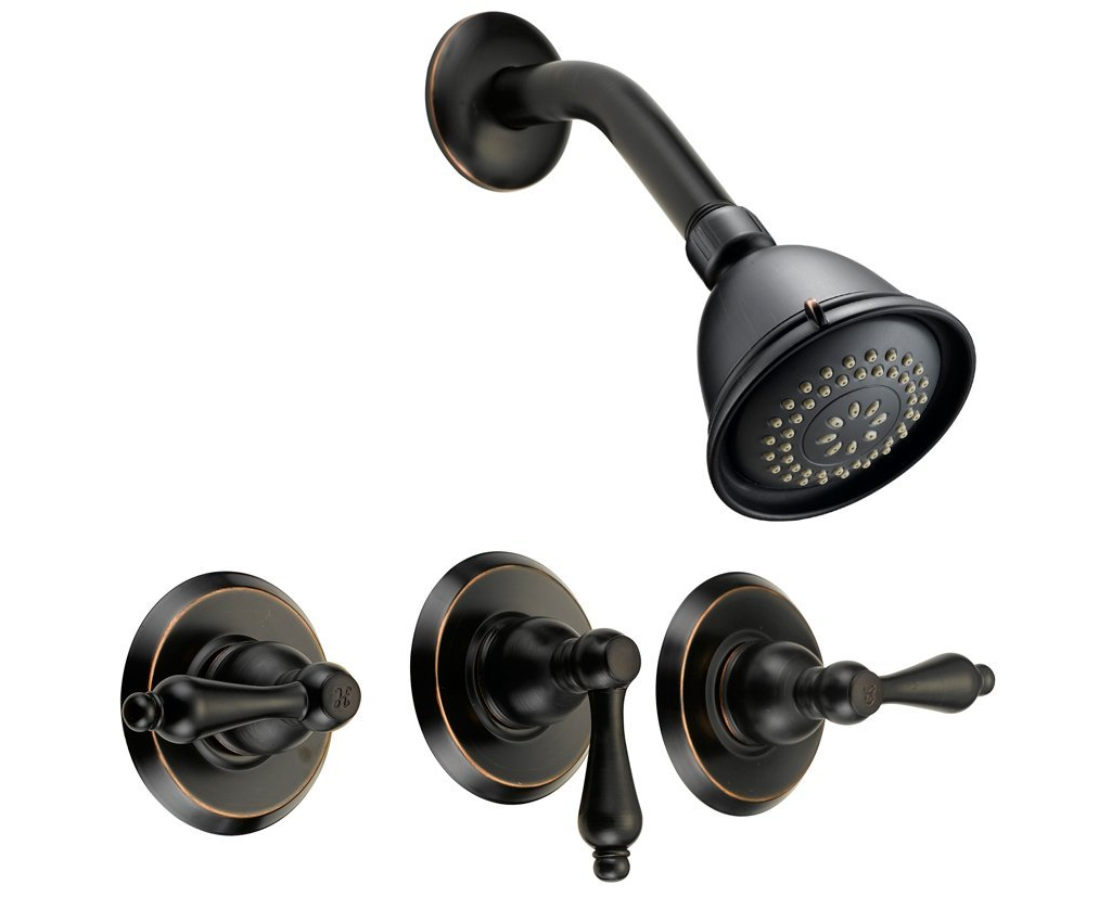 Designer Oil Rubbed Bronze Rain Shower Systems