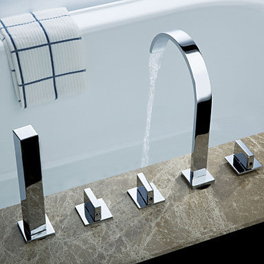 Palermo Square Spout Bathtub Mixer Faucet
