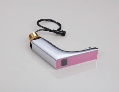 Pink Digital Disply Bathroom Touchless Faucet