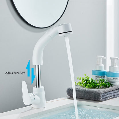 Juno Multi Functional Bathroom Basin Faucet Brass Deck Mounted Mixer Taps