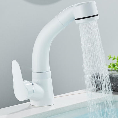 Juno Multi Functional Bathroom Basin Faucet Brass Deck Mounted Mixer Taps