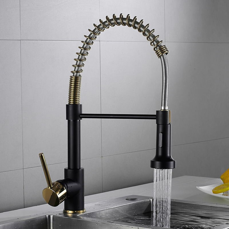 Black Pull Down Kitchen Faucet