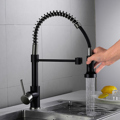 Black Pull Down Kitchen Faucet