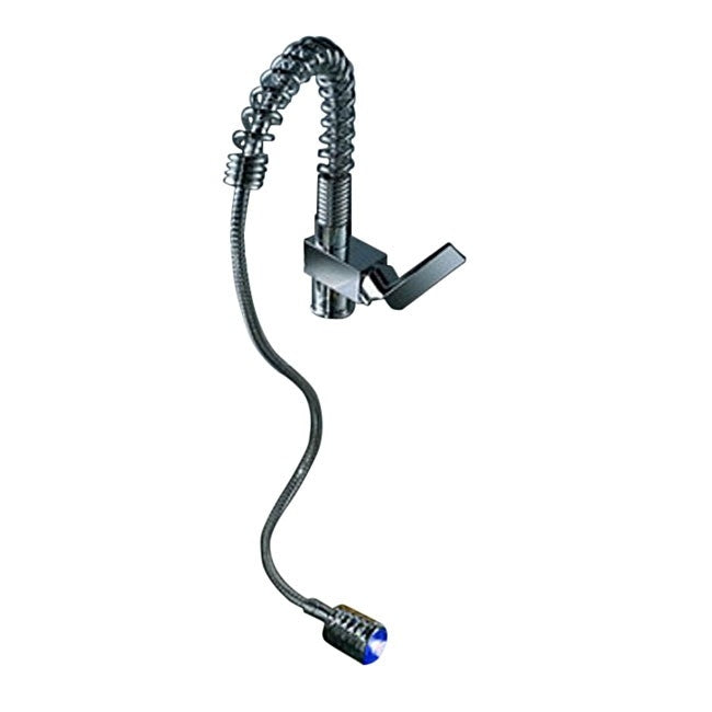 Pull Down Kitchen Sink Faucet with Color Changing LED 