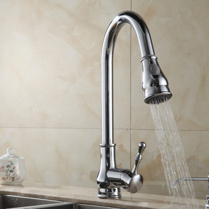 Pull Out Sink Kitchen Mixer Faucet Brushed Nickel  