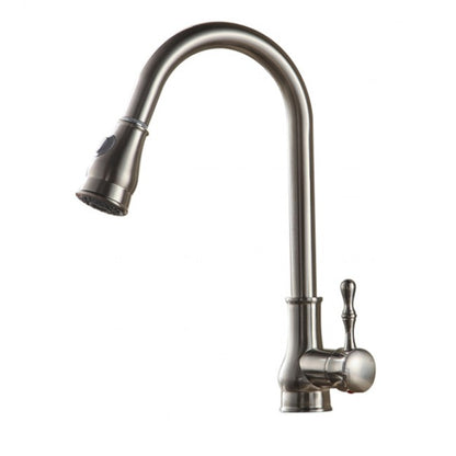 Pull Out Sink Kitchen Mixer Faucet Brushed Nickel  