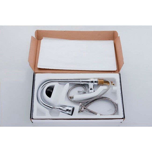 Pull Out Sink Kitchen Mixer Faucet Brushed Nickel  