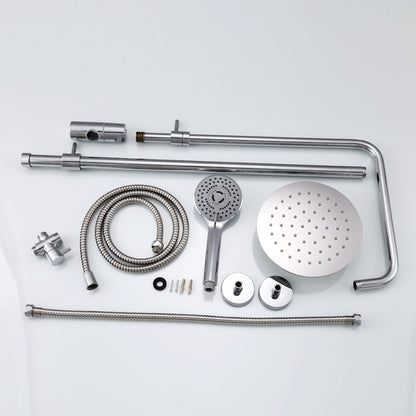 Rain-Fall Shower Head Set with Handheld Shower