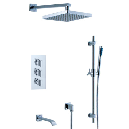 Rain Shower Head - Rain Shower set with Handheld Shower
