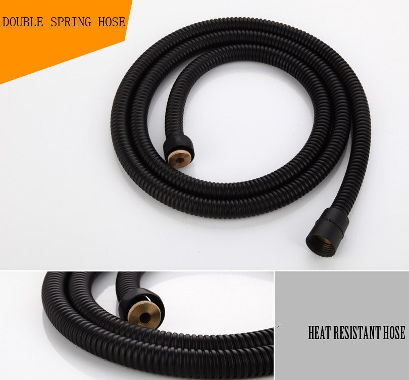 Rain Waterfall Mixer Wall Mounted Bathroom Shower with Handheld Shower