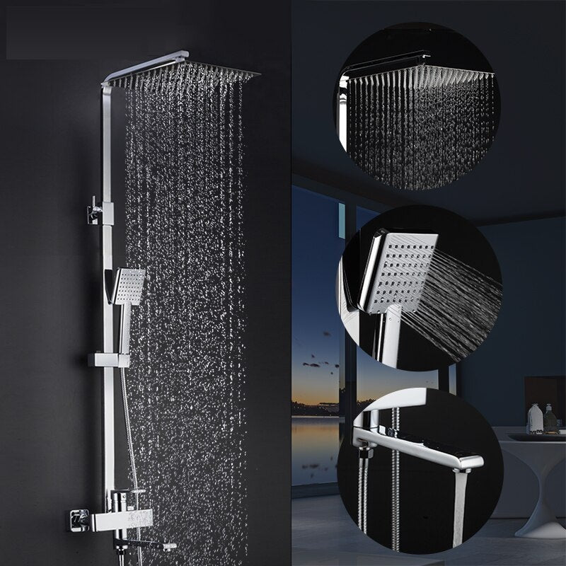 Shower Mixer Chrome Bathroom Shower System