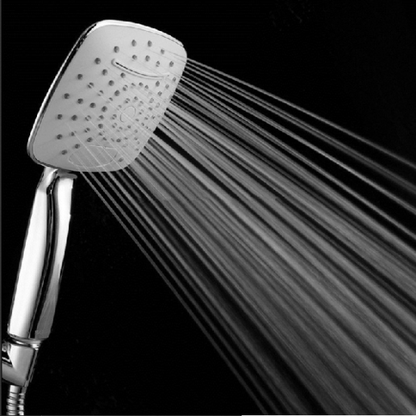 Wall Mount Chrome Finish Waterfall Rainfall Dual Square Head Shower Head