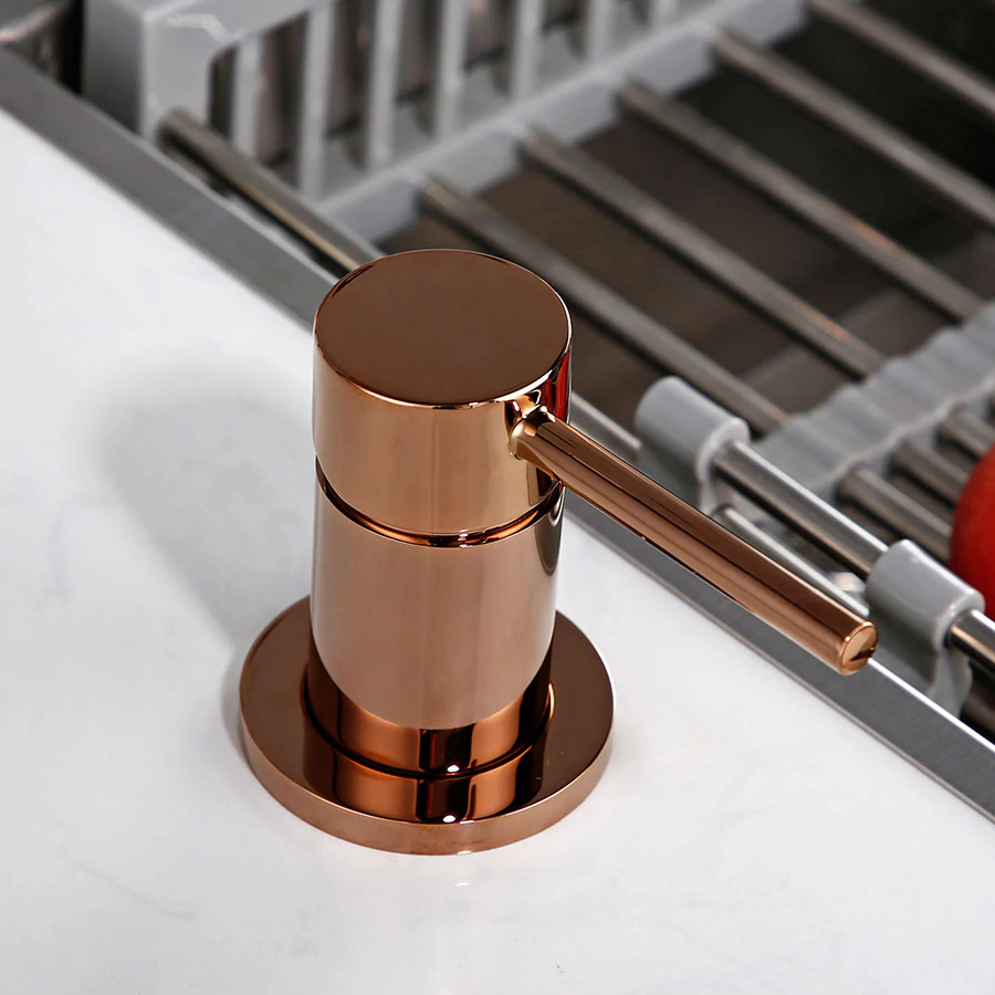 New Juno Rose Gold Kitchen Faucet Deck Mount Single Handle