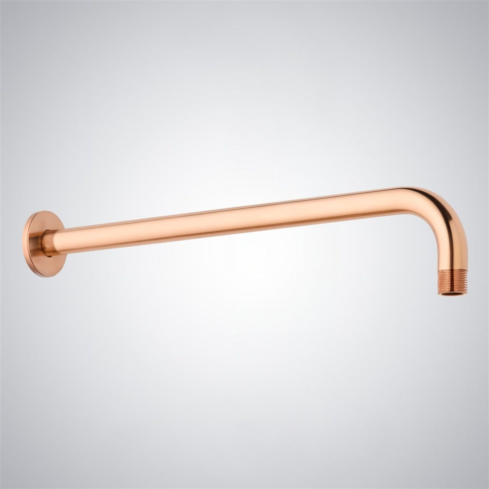 Rose Gold Wall Mount Shower Arm