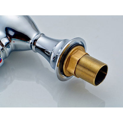 Rotatable Kitchen Sink Copper Chrome Faucet 