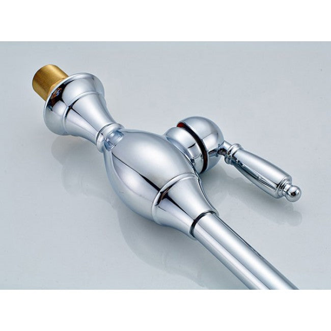 Rotatable Kitchen Sink Copper Chrome Faucet 