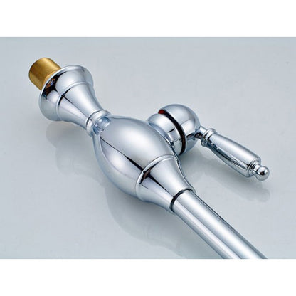Rotatable Kitchen Sink Copper Chrome Faucet 