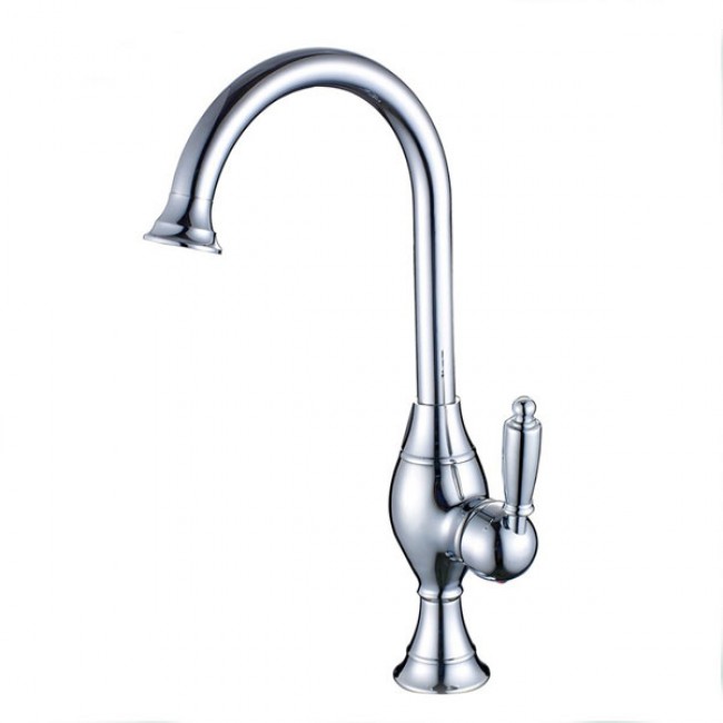 Rotatable Kitchen Sink Copper Chrome Faucet 