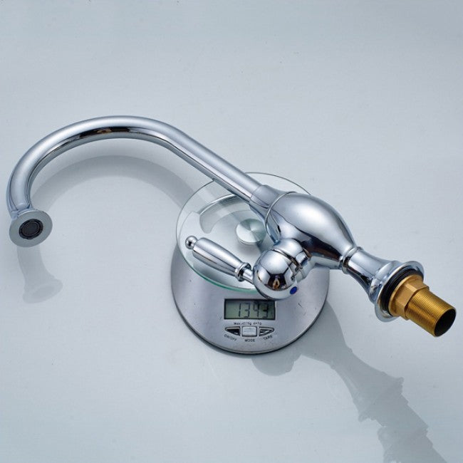 Rotatable Kitchen Sink Copper Chrome Faucet