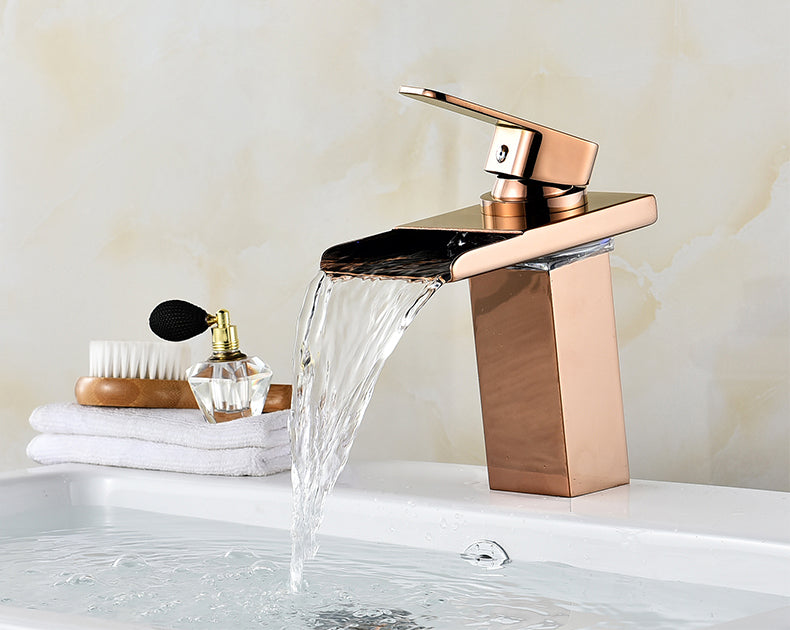 LED Crane Neck Sink Tap Faucet