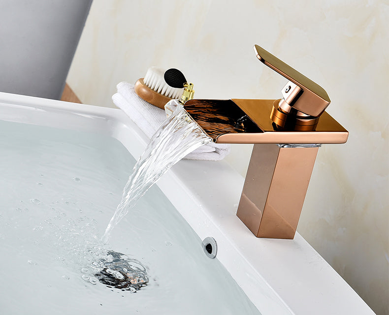 LED Crane Neck Sink Tap Faucet