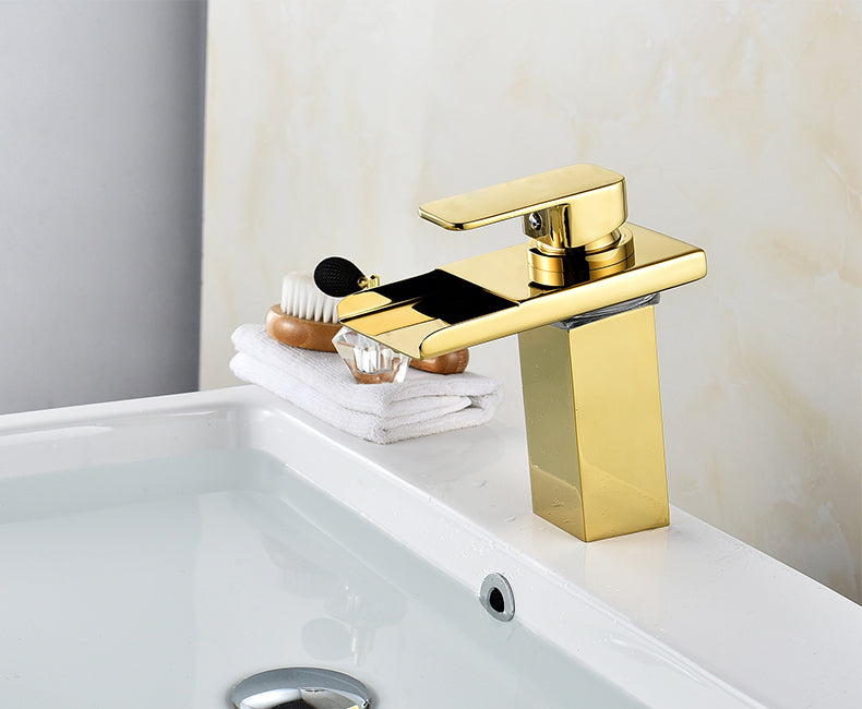 LED Crane Neck Sink Tap Faucet