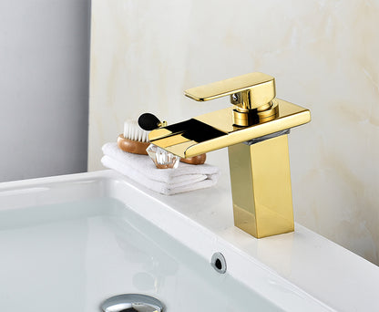 LED Crane Neck Sink Tap Faucet