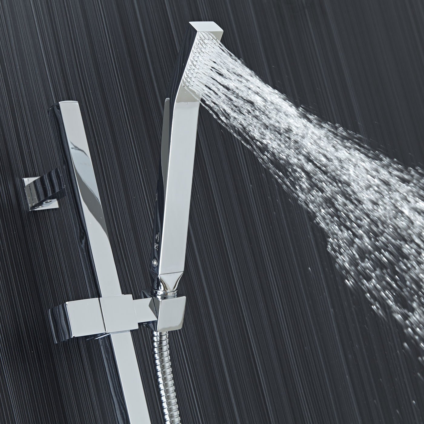 Lyon Crystal Thermostatic 3 Outlet Shower System Set