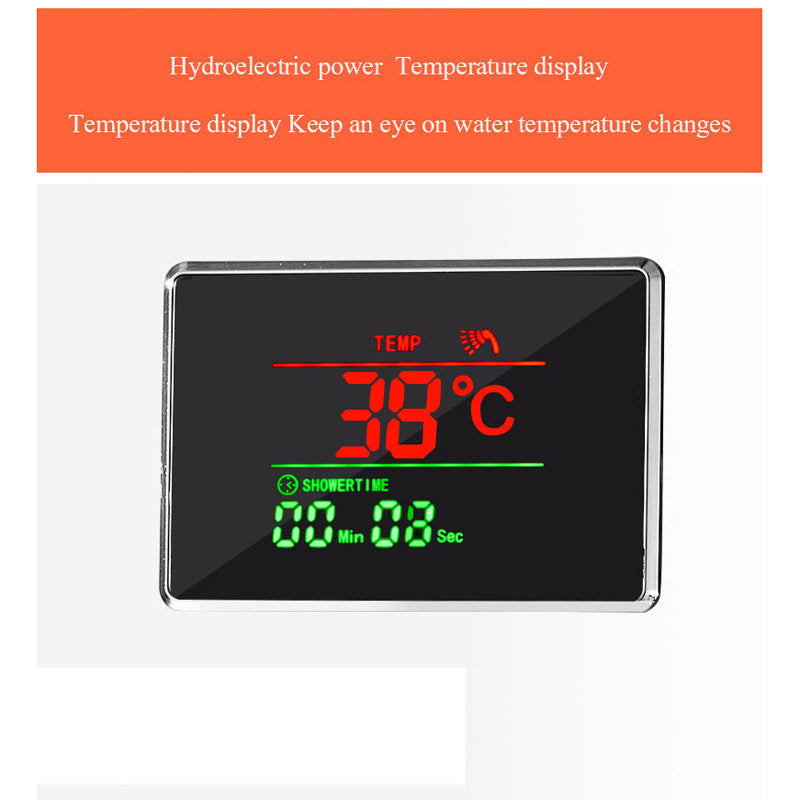 Maceió Bathroom LED Shower Faucet Panel With Thermostatic Massage Jets