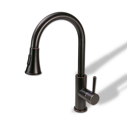 Juno Nancy Pull Down Spray Kitchen Sink Faucet Oil Rubbed Bronze
