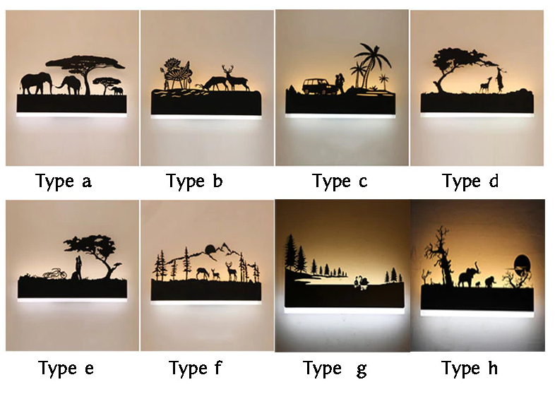 Juno Modern Bathroom Lighting Black LED Scenic Wall Sconce light Fixture