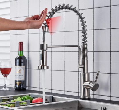 sensor kitchen faucet touch control lead-free sensitive stainless steel faucet mixer 