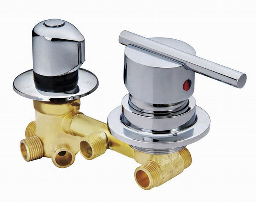 Antibes Copper shower room mixing valve 2/3/4/5 way water outlet shower cabin cold and hot water switch, shower room faucet accessories