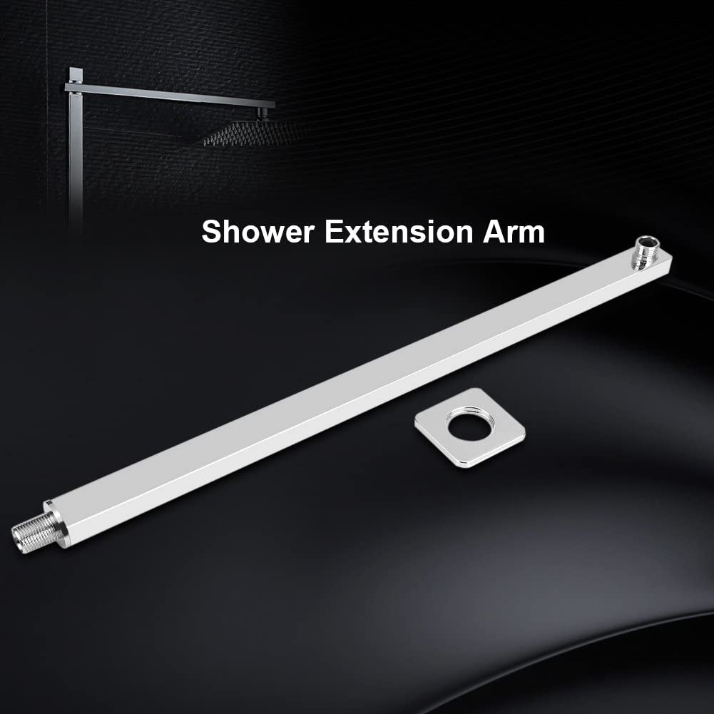 Juno 23.62 inches Square Stainless Steel Shower Head Extension