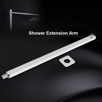 Juno 23.62 inches Square Stainless Steel Shower Head Extension