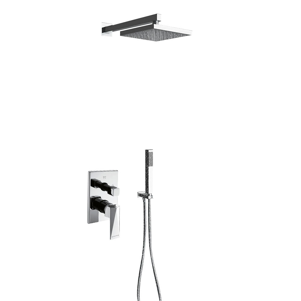 shower head set with handheld shower