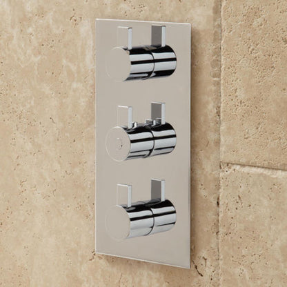 Thermostatic Rainfall Shower System with 3 Body Jets