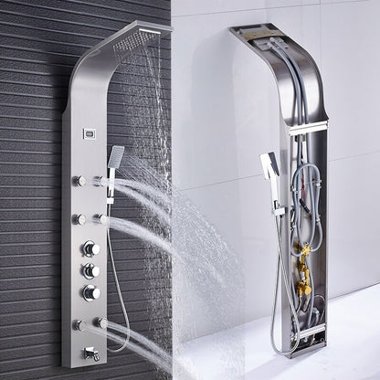 Juno Stainless Steel Thermostatic Shower Panel