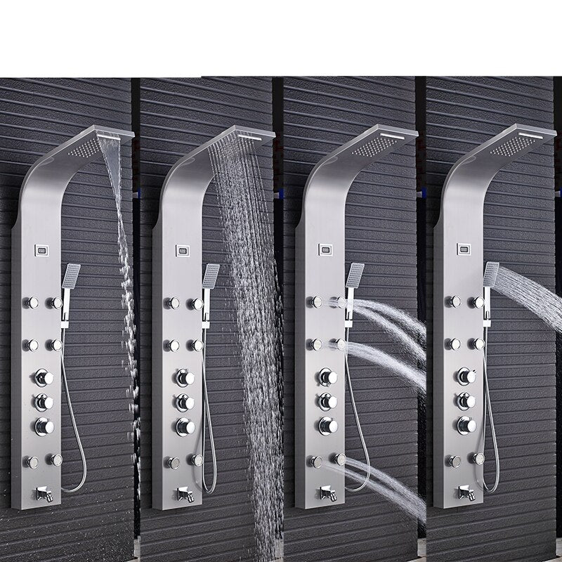 Juno Stainless Steel Thermostatic Shower Panel