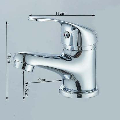 Single-Handle Basin Mixer Tap | Chrome Stainless Steel - image 2