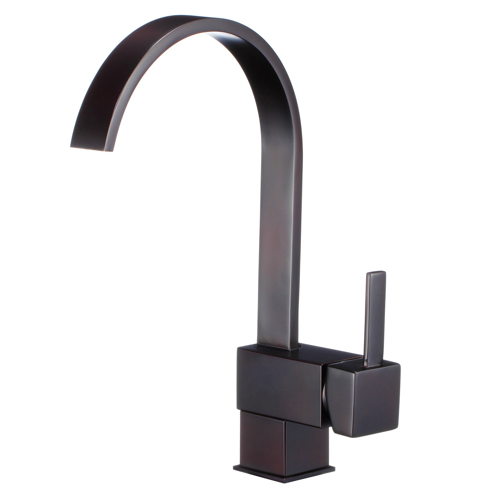 Single Handle Bathroom / Kitchen Waterfall Sink Faucet Bronze / Nickel Brushed / Polished Chrome