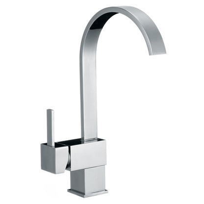 Single Handle Bathroom / Kitchen Waterfall Sink Faucet Bronze / Nickel Brushed / Polished Chrome