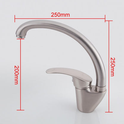 Inverted U Swivel Spout Kitchen Sink Faucet