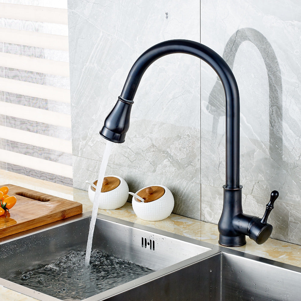 Juno Oil Rubbed Bronze Kitchen Sink Faucet