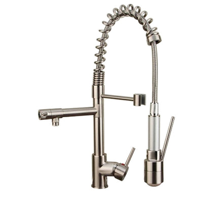 Single Handle Pulldown Spray LED Faucet